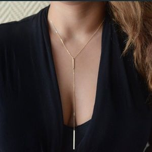 Gold Bar Necklace
